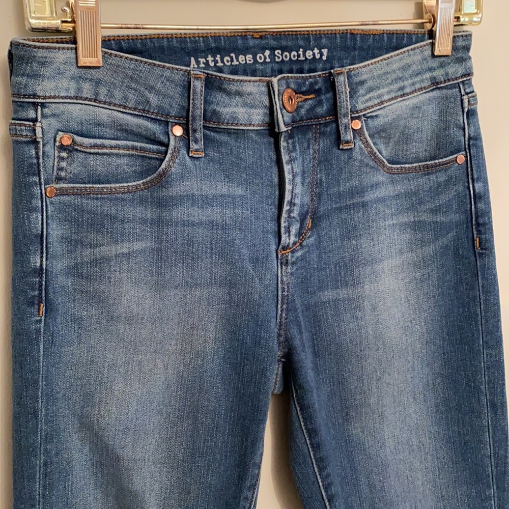 Articles of Society Skinny Jeans Raw Hem - Picture 3 of 12